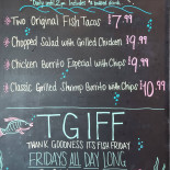 La Parolina menu