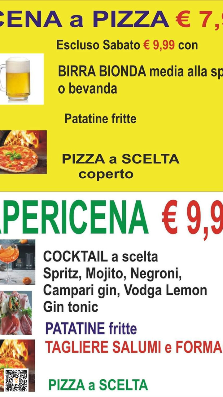 Sapore Speisekarte