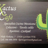 Kactus Café Carte