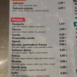 Pizza Pazza menu