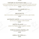 A Fuoco Lento menu