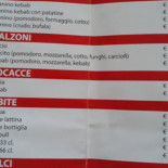 Pop Pizzeria Carte
