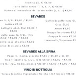 Pizzeria Arilù Carta