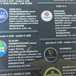 Timeless Irish Pub Carte