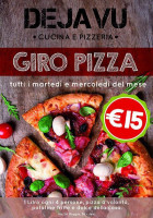 Pizzeria Dejavu menu