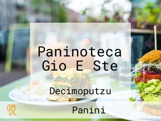 Paninoteca Gio E Ste
