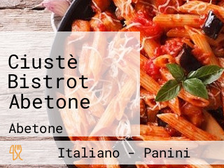 Ciustè Bistrot Abetone