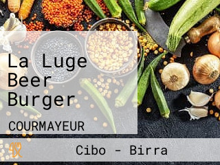 La Luge Beer Burger