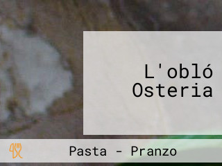 L'obló Osteria