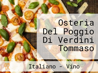 Osteria Del Poggio Di Verdini Tommaso